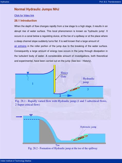 HYDRAULIC JUMP_1 | Dynamics (Mechanics) | Gases