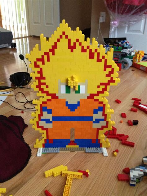 Lego SSJ Goku by ThatoneDBZkid26 on DeviantArt