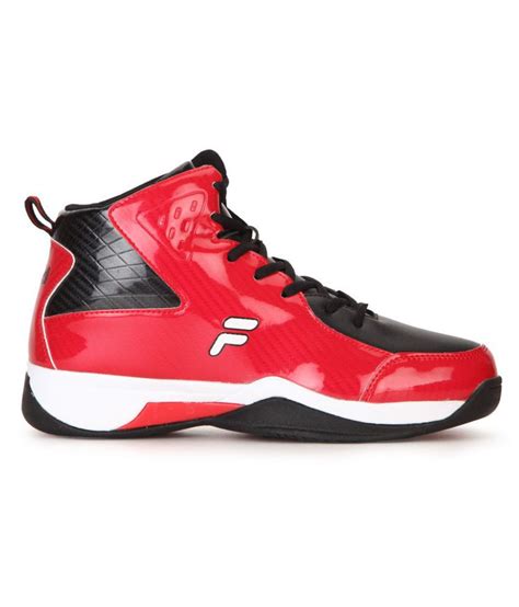 FILA RED Basketball Shoes - Buy FILA RED Basketball Shoes Online at ...