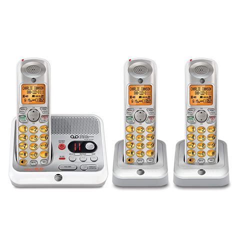 AT&T EL52310 3 Handset Cordless Phone with Answering System - Walmart.com