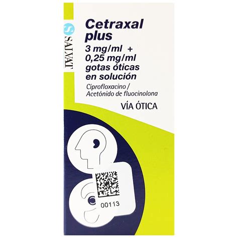 Gotas Oticas Cetraxal Plus Salvat x 1 Frasco con 10ml – Compre en línea ...