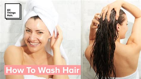 How to Wash Hair | How to Shampoo | Healthy Hair Routine - YouTube