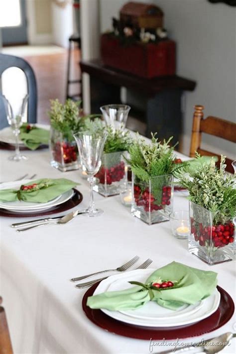 100 beautiful Christmas table decorations from Pinterest – Christmas Photos