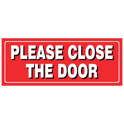 Close Door Sign & Closed Red Door Sign""sc":1"st":"Shutterstock