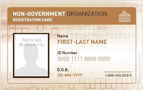 5 Best Design NGO Employees ID Cards | Download Edit & Print