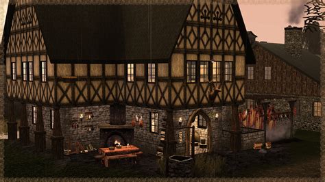 Galadrielh — Butcher’s Shop medieval Medieval Sims loves...