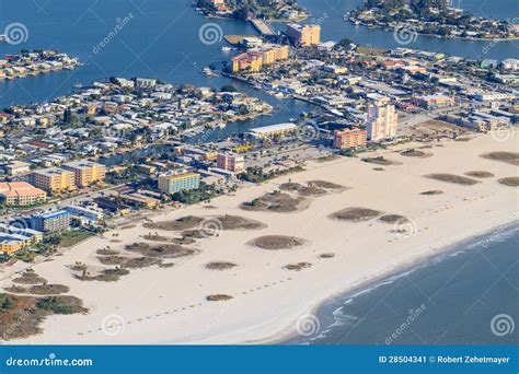 Aerial View on Florida Beach Stock Image - Image of beach, outdoor ...