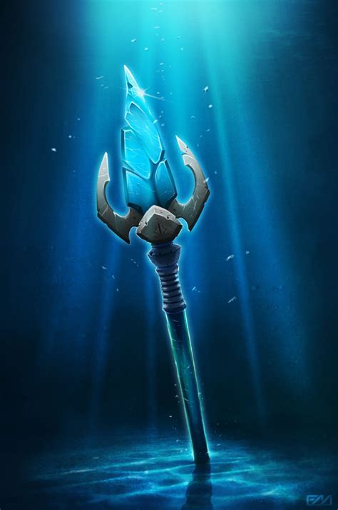 Poseidon's trident Concept, Federico Meloni on ArtStation at https://www.artstation.com/artwork ...