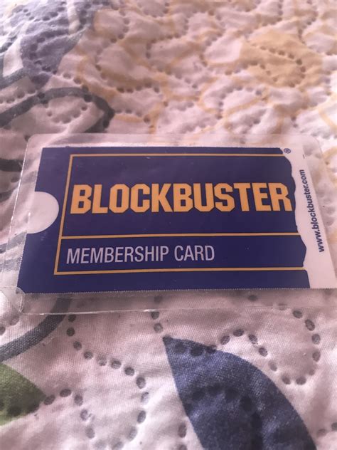 Just found this BlockBuster Card after digging through a drawer ... man the good ol days ! : r ...