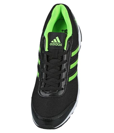 Adidas Black & Green Sports Shoes - Buy Adidas Black & Green Sports ...