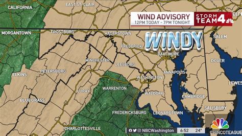 Washington DC Weather: Very Windy, Cold Saturday in DC, Md., Va. – NBC4 ...