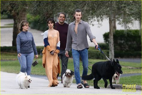 Shawn Mendes & Camila Cabello Walk the Dogs with Her Parents in Florida: Photo 4517403 | Photos ...