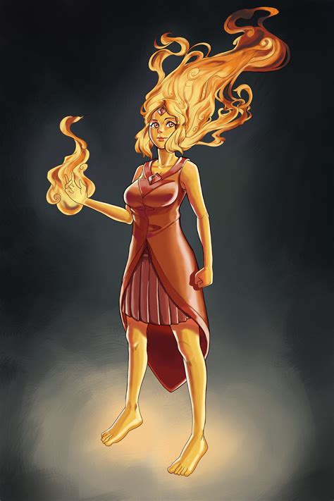 ArtStation - Fire princess Fan art