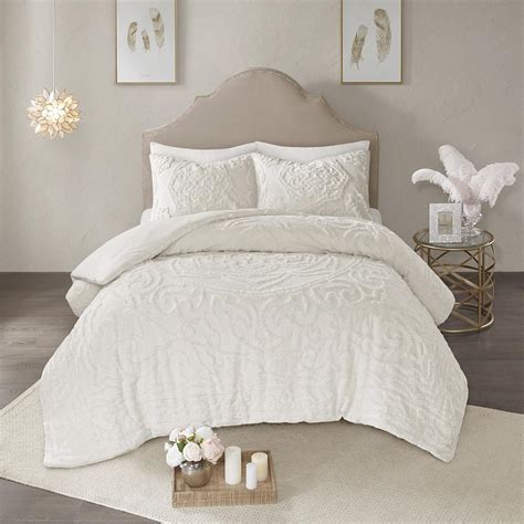 Madison Park Laetitia Tufted Cotton Chenille Medallion Comforter Set Twin/Twin XL - Walmart.com ...