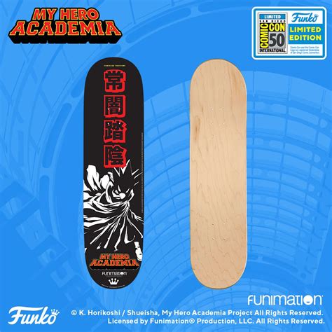 2019 SDCC Exclusive Reveals: My Hero Academia Skateboard Deck!