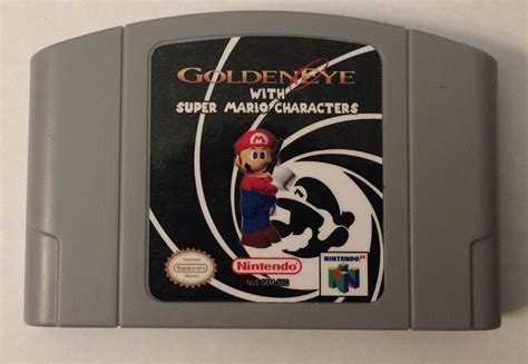 Goldeneye with Super Mario Characters Nintendo 64 N64 | Etsy