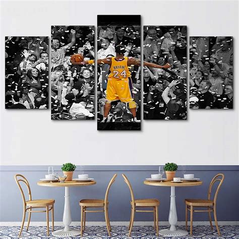 Kobe Bryant 5 Piece Canvas Wall Art Print Framed Home Room | Etsy