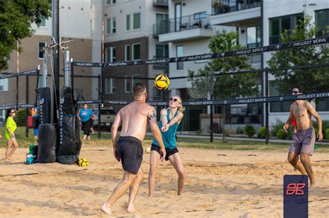 Summer 2023 Sand Volleyball Monday at Project Serve in The Domain - Sportskind Austin