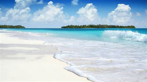 Beautiful White Sand Beach Wallpaper Images Wallpaper with 1600x900 ... Family Beach Pictures ...