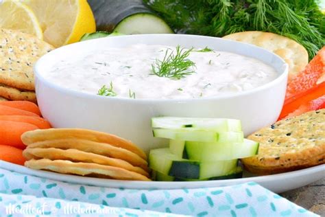 Easy Cucumber Dill Dip - Meatloaf and Melodrama