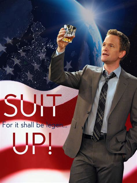 Barney Stinson, Suit Up Poster 2 by Adobson3 on DeviantArt