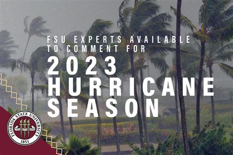 FSU faculty available to comment for 2023 hurricane season - Florida ...