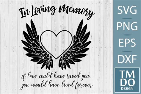 In Loving Memory SVG, Memorial SVG, RIP Graphic by TMDOdesign ...