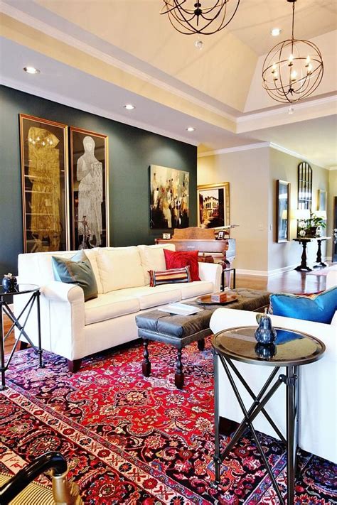 44 Beautiful Persian Rug Ideas For Living Room Decor | Rugs in living room, Persian rug living ...