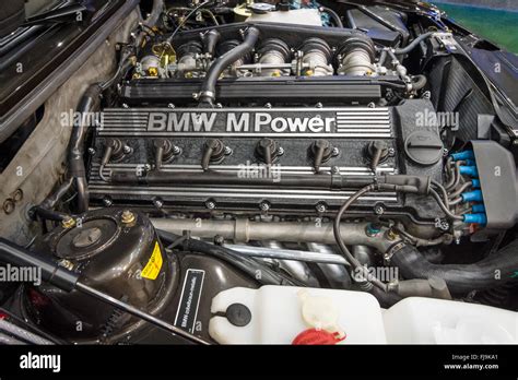 Engine M Power of BMW 3 Series (E36). Close-up Stock Photo - Alamy