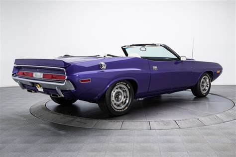 1970 Dodge Challenger Convertible Features Plum Crazy Paint, White ...