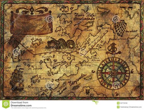 Pirate Map Aesthetic