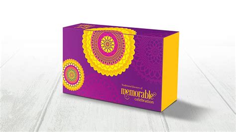 Traditional Mithai Box | Common Delhi| Mumbai Packing on Behance Packaging Brochures, Craft ...