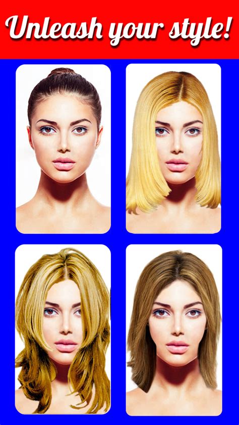 Hairstyles Makeover - Virtual Hair Try On to Change yr look App ...