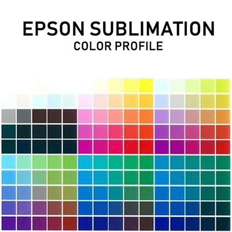 Epson Sublimation Color Profile - Etsy