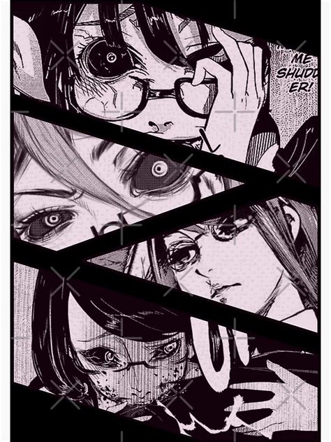 "Rize Kamishiro Tokyo Ghoul Tokyo Guru Manga Panel Design" Art Print ...