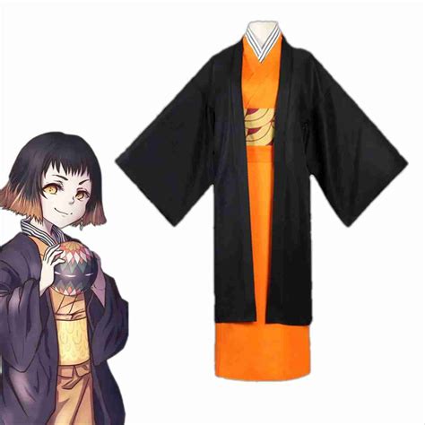 Demon Slayer Anime Halloween Costume Susamaru Anime Cosplay Kimono Suit – hbmccostume