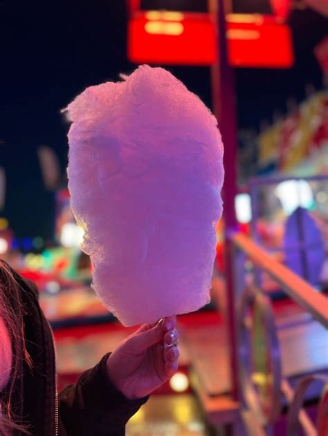 Delicious Cotton Candy at the Funfair