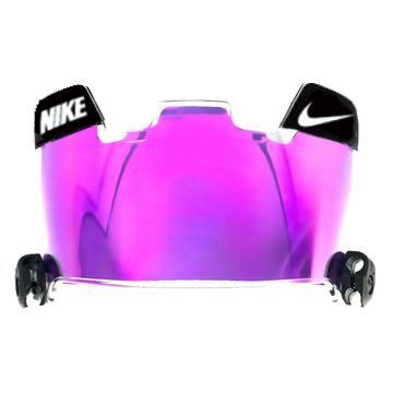 Nike football visor; purple insert for football eye shield (con imágenes)