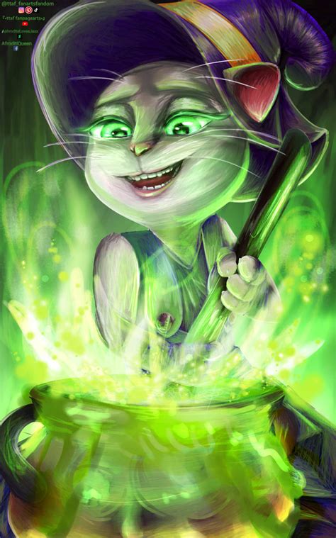 Talking Angela as Witch by AphroditeLovesJaxx on DeviantArt