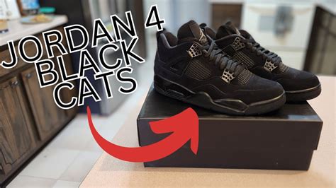 Best Jordan 4 Retro Black Cat Reps 2023 | Unboxing and Review - YouTube