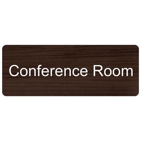 Conference Room (Vacant/Occupied) Sliding Engraved Sign EGRE-285-SLIDE-BLKonWHT