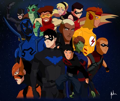 Young Justice Invasion Tribute by asemharun on DeviantArt