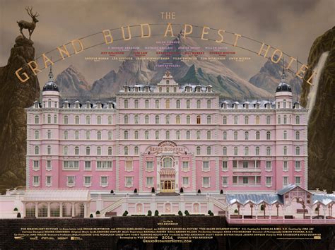 The Grand Budapest Hotel UK Quad Poster | HeyUGuys