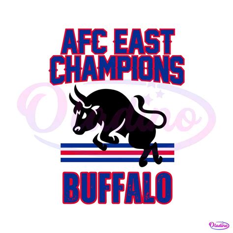 AFC East Champions Buffalo Logo SVG - Oladino