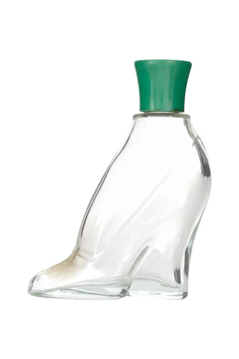 French art deco high heel shaped perfume bottle