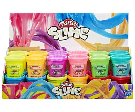 PLAY-DOH Slime Surtido de botes de slime de colores, play-doh.