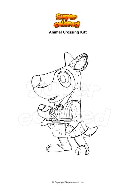 Coloring Page Animal Crossing Kitt Supercolored Com - vrogue.co