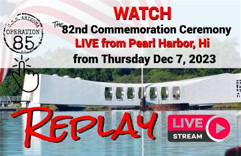 [REPLAY] Pearl Harbor Day 82nd Commemoration Ceremony December 7, 2023 - The U.S.S. Arizona ...