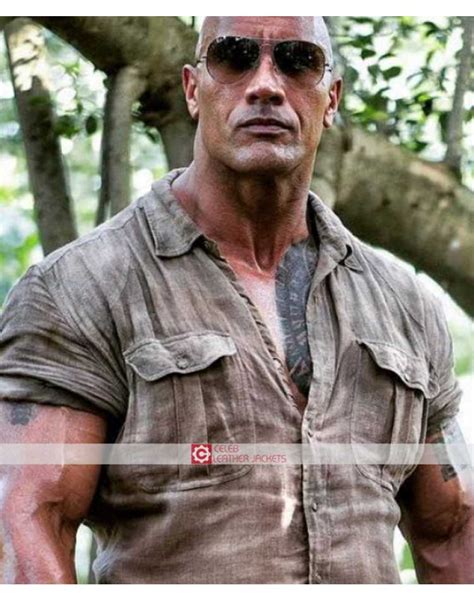 Jumanji Dwayne Johnson Shirt Style Jacket