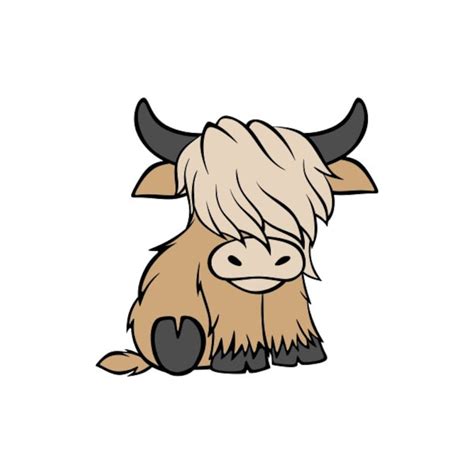 Highland Cow Cuttable Design SVG PNG DXF & Eps Designs Cricut - Etsy New Zealand